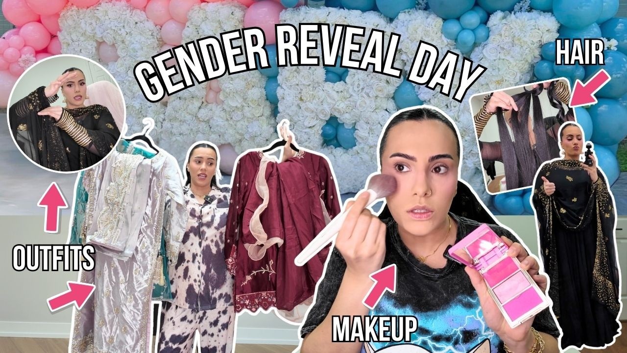Day Of The Gender Reveal: Help Me Pick My Outfit & Get Ready With Me AH!!
