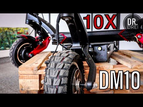 DM10 vs. 10X - Doua trotinete electrice cu aceiasi putere | COMPARATIE