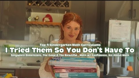 Tried 4 Homeschool Math Curriculums: Dimensions, TGTB, Math with Confidence, All About Math Review