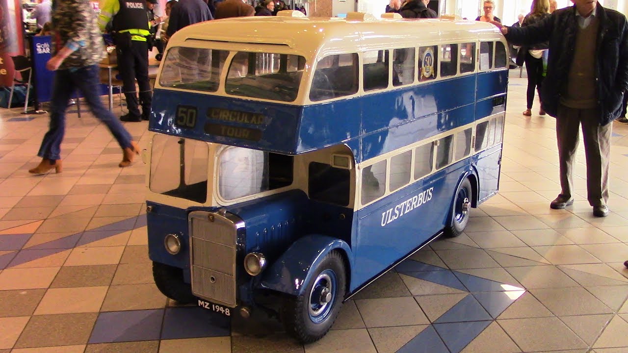 The Wee Bus (Leyland PD 2 Decker Model) at Belfast Europa for Translink