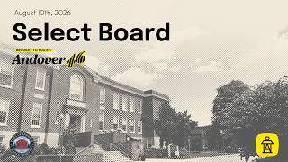 Select Board - 11.9.2026