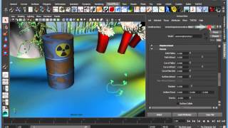 Working with Paint Effects Collisions