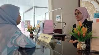 Practical of Concierge Services - Handle Guest Enquiries of Hotel Room by 'Aisyah
