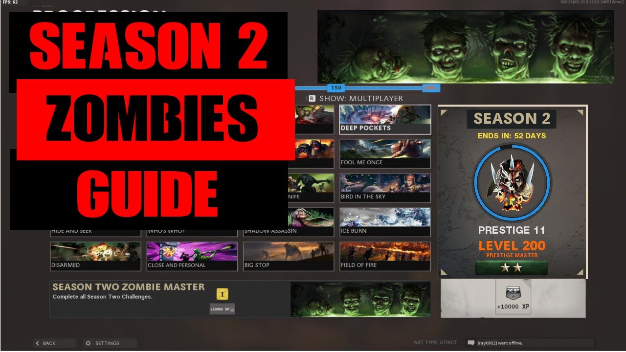 HOW TO COMPLETE ALL SEASON 2 ZOMBIES CHALLENGES IN COLD WAR!
