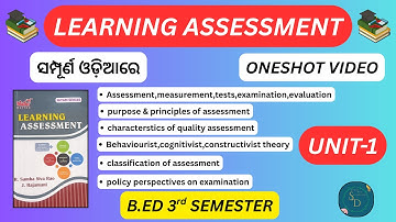 LEARNING ASSESSMENT UNIT -1 || ONESHOT VIDEO || B.ed 3rd SEMESTER || EVALUATION || BEHAVIOURIST