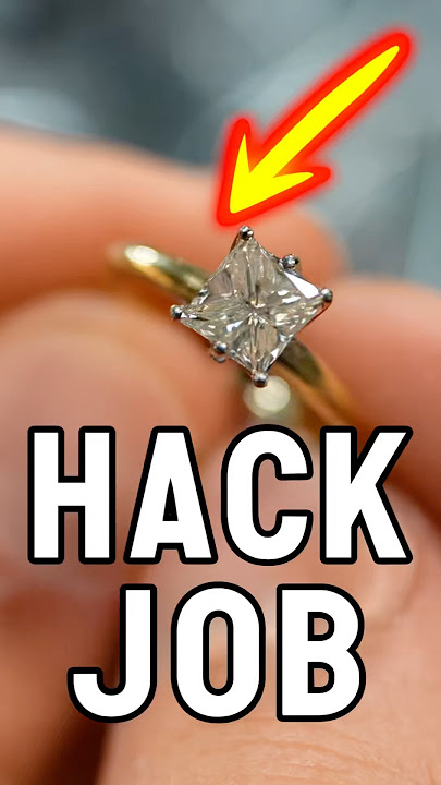 This Diamond Setting Was a Total Hack Job 💀