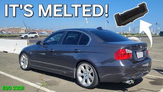 TRUNK RELEASE SWITCH REPLACEMENT on my 2006 BMW E90 330i 6 Speed Manual!