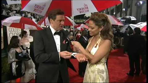 Colin Firth on Red Carpet at Golden Globes