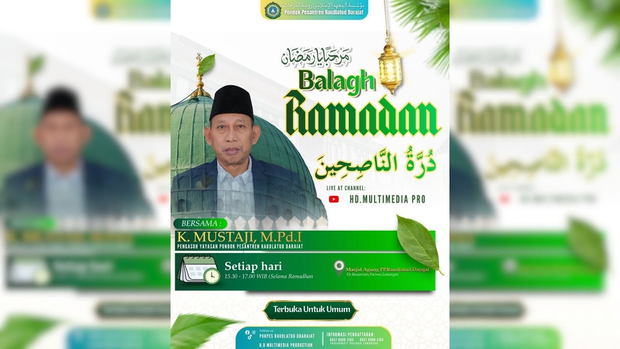 🔴 LIVE |Balagh Ramadhan 