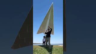 📃🛩️💯Made the world's largest paper airplane