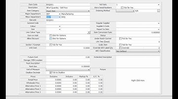 Stock   Bill Of Quantities   2 1   Add Stock Items