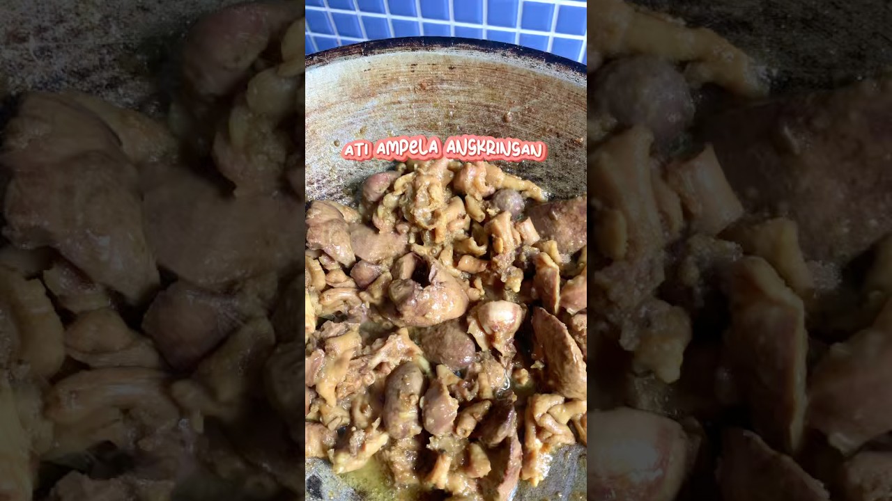 Masak ampela angkringan mbak