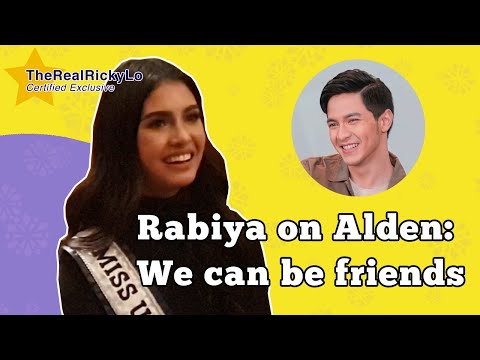 Rabiya Mateo on Alden: We can be friends | TheRealRickyLo Certified Exclusive