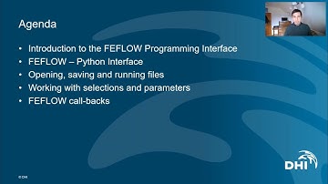 FEFLOW | Getting started with FEFLOW Python Interface (module 1): Course overview