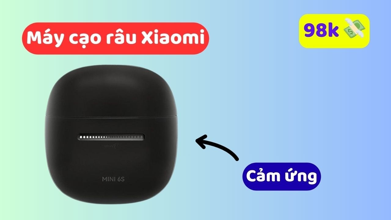 Máy cạo râu Enchen Mini 6S cảm ứng xịn xò chỉ 98k