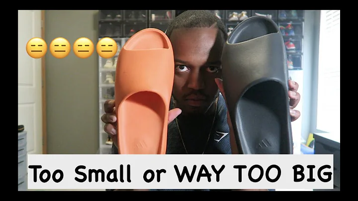 Problemi con le dimensioni degli Yeezy Slide? Guida aggiornata alle misure