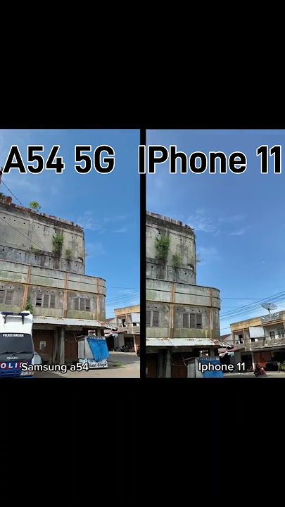 Samsung A54 5G vs iPhone 11 Camera test.