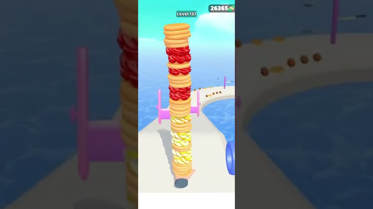 Max Level Pro Pancake Run - Gameplay  All Levels (Android, iOS) Shorts # 135