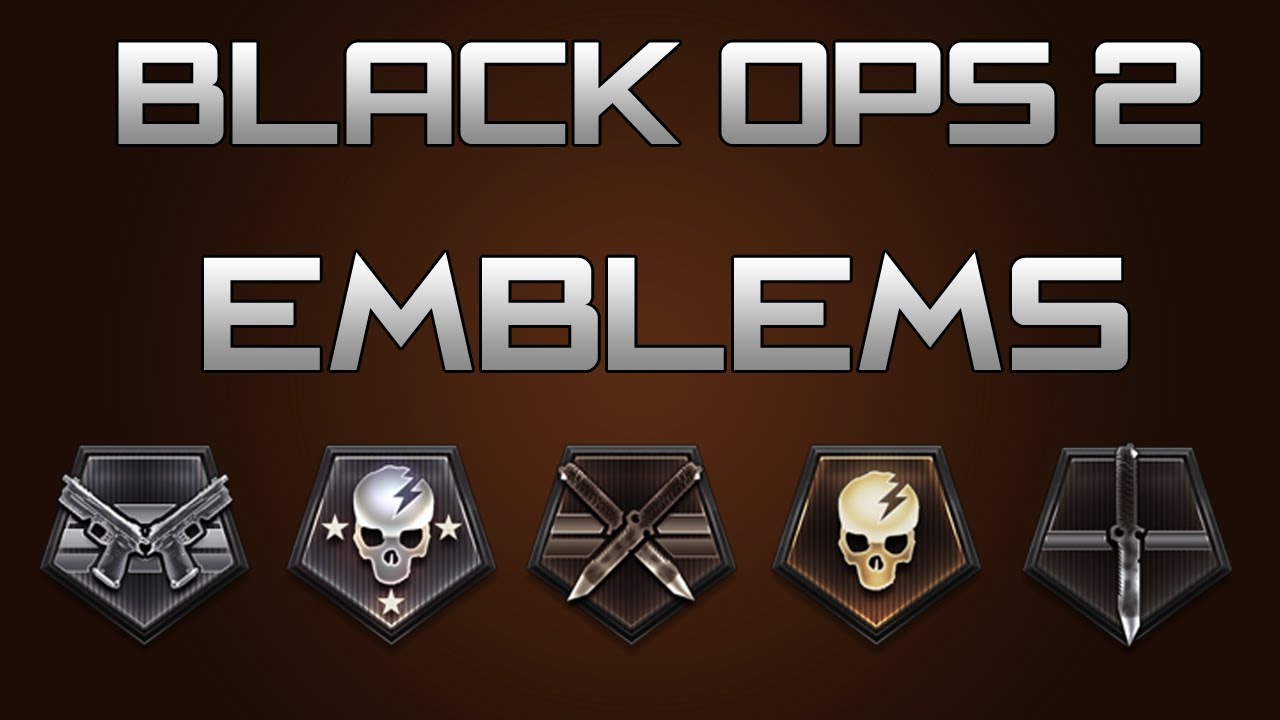 Black Ops 2: Official Prestige and Callsign Emblems (COD BO2 True Skill Ran...