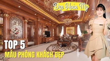 TUYỆT MỸ|| 5 MẪU Phòng Khách Đẹp ĐẲNG CẤP - Gõ đỏ PACHY|| CỰC HOT 2024
