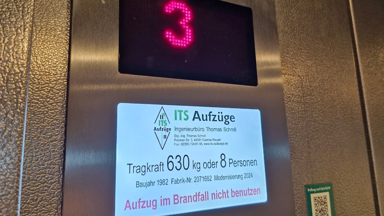 Originaler Motor! 1982 FHW Aufzug (mod. 2024 durch 