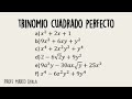 38. Trinomio Cuadrado Perfecto caso 1