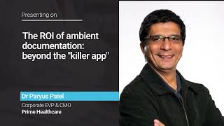 Celebrity Scaling Clinical AI for Sustainable ROI | Healthcare CMO Summit 2026 Profile