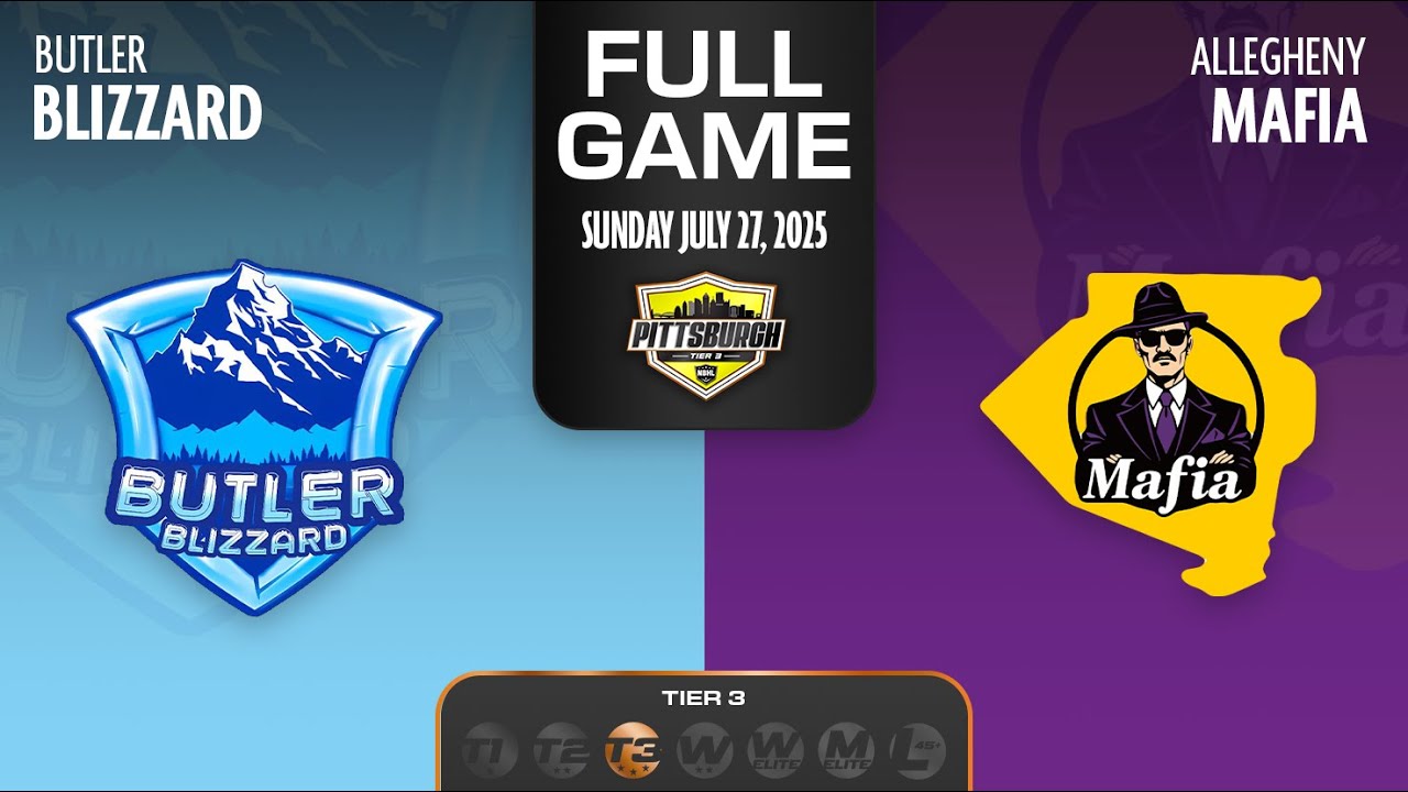 NBHL Pittsburgh East Tier 3: Allegheny Mafia vs. Butler Blizzard (07/27/2025)