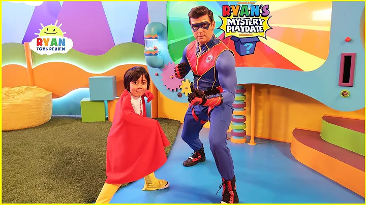Ryan's Mystery Playdate Episode with Captain Man f...