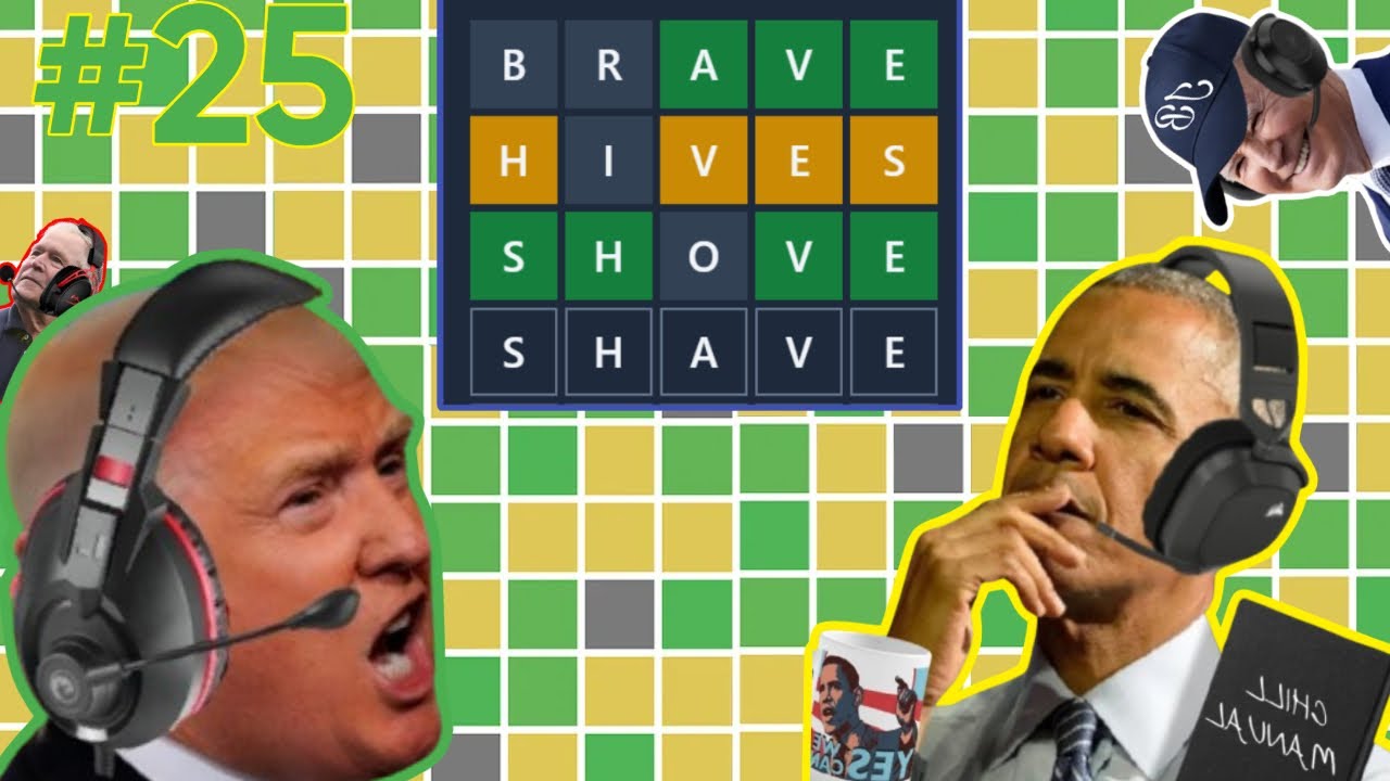 AI Presidents Hate WORDLE 25