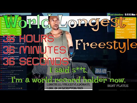 36 HOUR FREESTYLE RAP - BEST OF WORLD RECORD FREESTYLE - IRISH RASTA