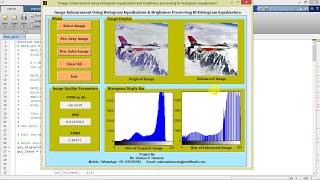 Image Enhancement Using Histogram Equalization And Bi-Histogram Equalization Matlab Project Code