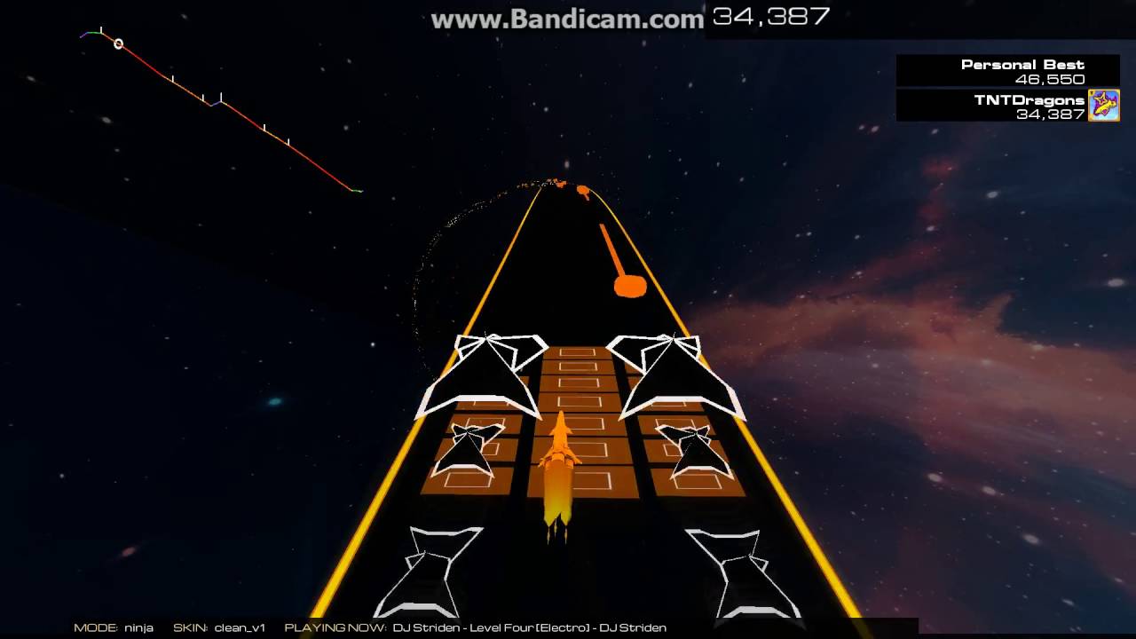 Audiosurf 2 DJ Striden Level OneFive Ninja YouTube