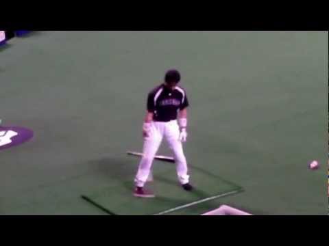 桧山進次郎選手打撃練習_ナゴヤドーム_2012年9月9日（日）