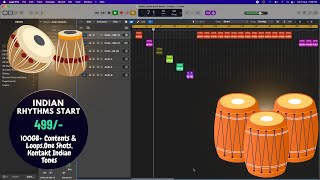 6/8 INDIAN Groove | loop | beat | dholak tabala  | Rhythms | pattern | Free