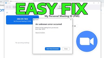 How To Fix Zoom Meeting Can