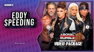 WWE Royal Rumble 2022 Promo - Beth Phoenix & Edge vs. Maryse & The Miz | EddySpeeding