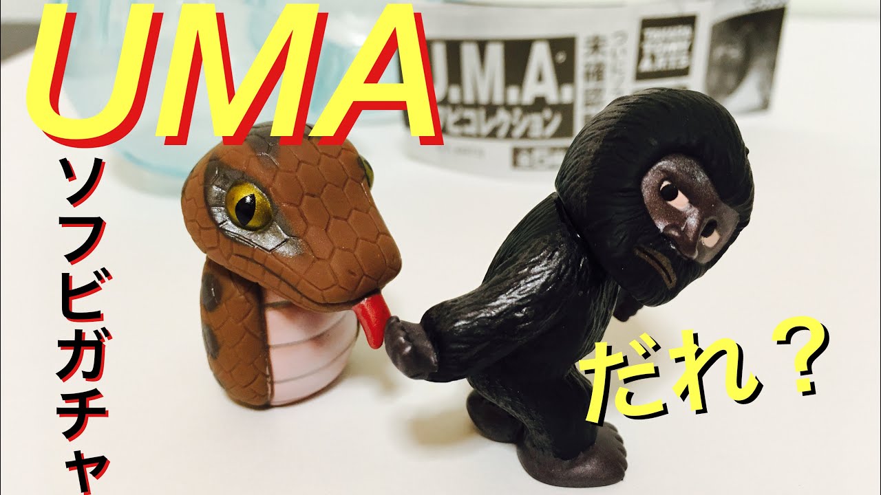 UMAソフビコレクション】ガチャガチャ未確認動物がかわいすぎた