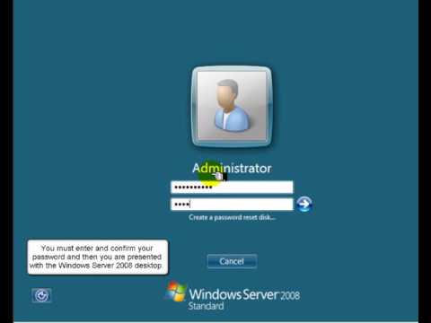 How to install windows Server 2008