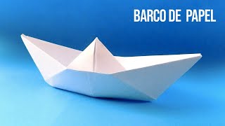 COMO HACER UN BARQUITO DE PAPEL QUE FLOTE EN EL AGUA    ORIGAMI