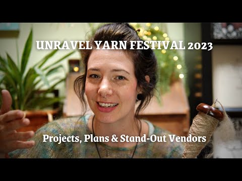 Unravel Yarn U0026 Fibre Festival Autumn 2023 With @MarinaSkua | Heather And Hops Knitting Podcast |