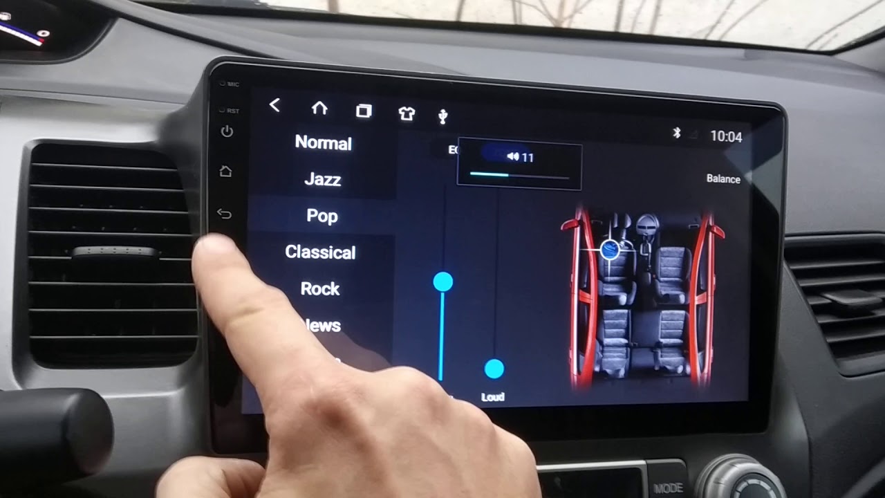 Honda Civic Android автомагнитола - YouTube