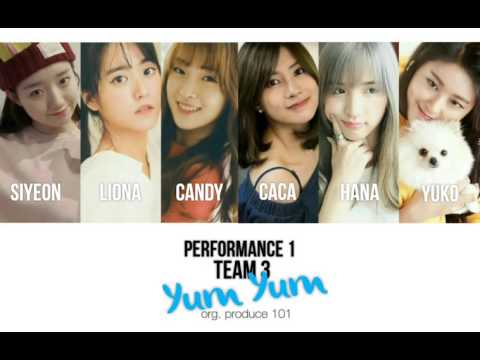 Kpop applyfic Indonesia | Girls' 18! - Performance 1: Yum Yum (Team 3)
