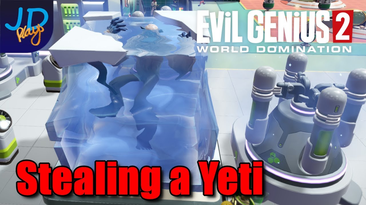 Ep16 Stealing a Yeti 😈 Evil Genius 2: World Domination 😈 Lets Play, Gameplay