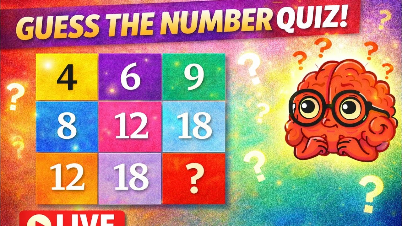 Guess the Number LIVE Quiz -3 🎯 | Don’t Miss Your Chance!