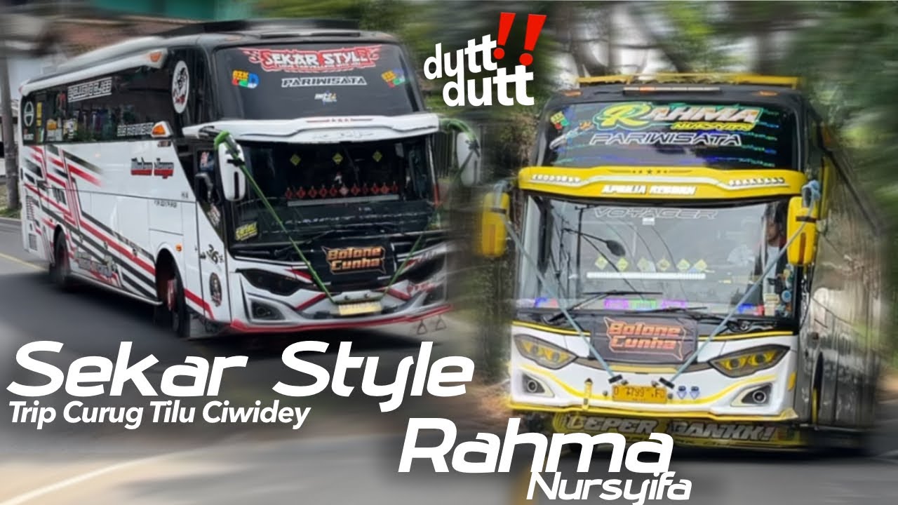 TREND TELOLET 36 NOT DUT DUT SE ASYIK INI !! SEKAR STYLE KONVOI BERSAMA RAHMA GOES TO CURUG TILU