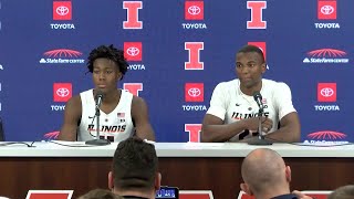 Illinois Basketball Postgame Press Conference vs. Evansville 11/8/18