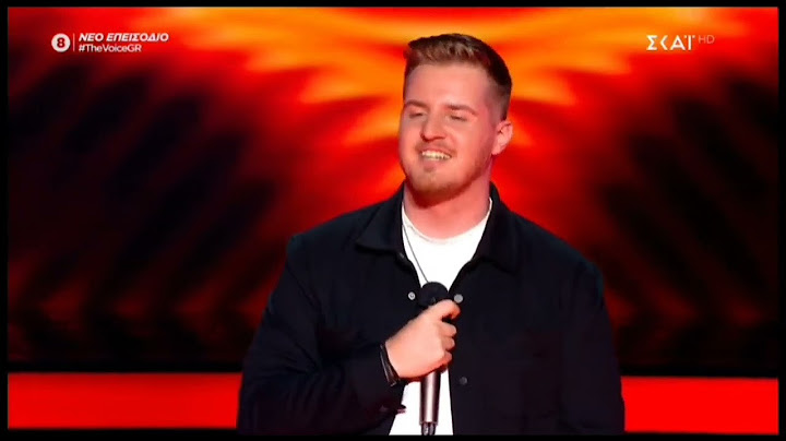 Σάββατο  - Γιώργος Μαζωνάκης @The Voice Of Greece #Mazw #skaitvgr