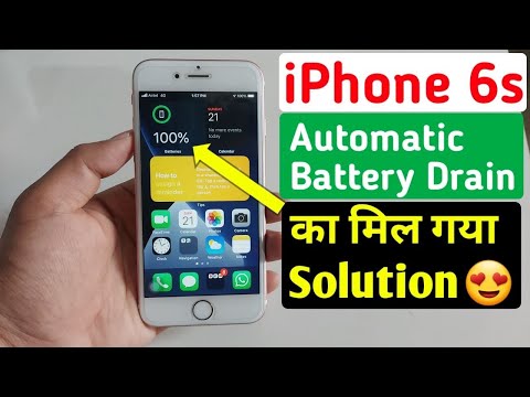 iPhone 6s Automatic 🔋 drain Solution  || iOS 14.6 Automatic Battery Drain Problem Solution