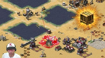 Crates in Kikematamitos map 4 Players Free for All Online Multiplayer Red Alert 2 Gameplay